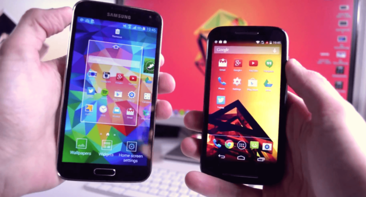 Что, если Moto E быстрее, чем Galaxy S5? Что, если Moto E быстрее, чем Galaxy S5? Фото.
