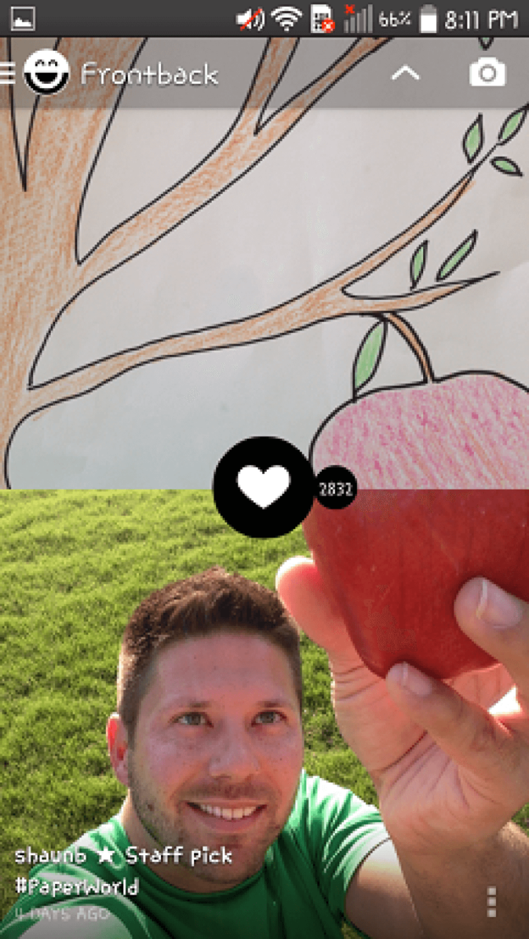 4 приложения, которые могут заменить Instagram. Показать все со всех сторон: Frontback. Фото.