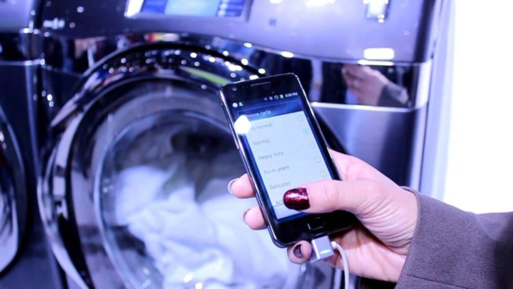 5 удивительных вещей, которыми можно управлять при помощи смартфона. Стиральная машина. 5 удивительных вещей, которыми можно управлять при помощи смартфона. Стиральная машина. Фото.