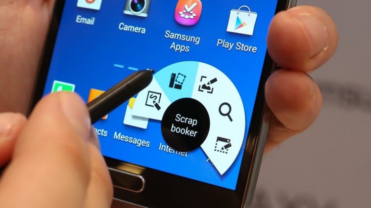 4 полезных совета для владельцев Galaxy Note 3. Меню S-Pen без S-Pen. Фото.
