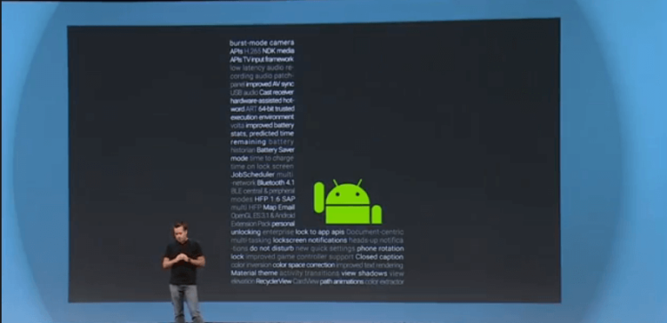 Google I/O 2014: ключевые моменты. Android L. Фото.