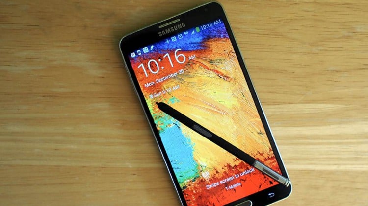 4 лучших смартфона для любителей мобильных игр. Samsung Galaxy Note 3. Фото.