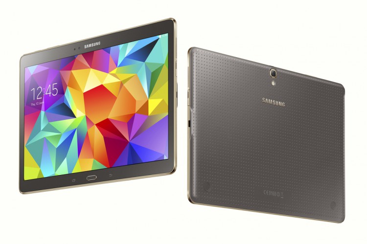 Galaxy Tab S — AMOLED-планшеты от Samsung. Фото.
