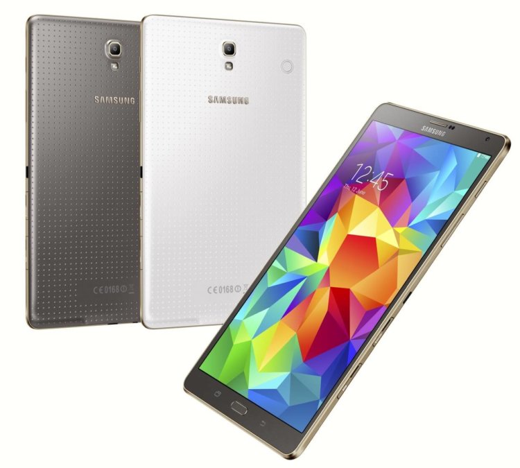Galaxy Tab S — AMOLED-планшеты от Samsung. Фото.
