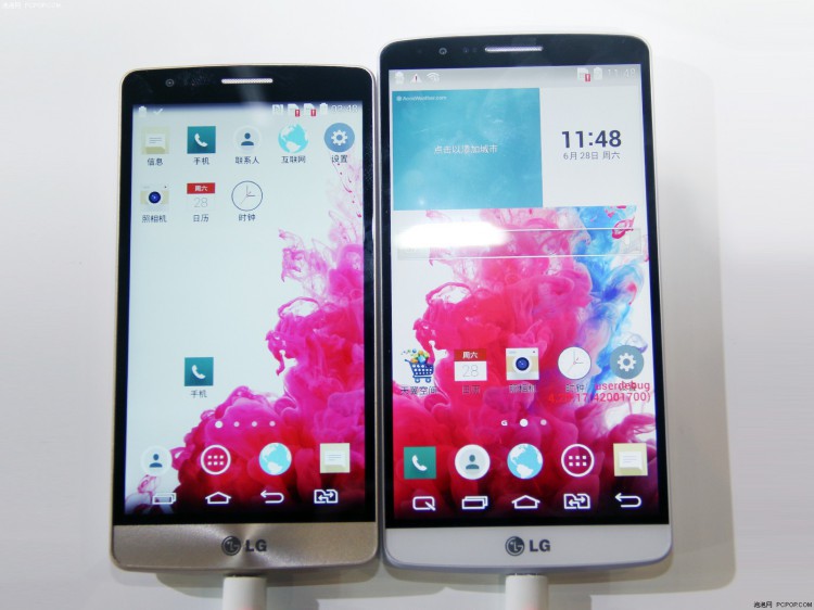 В Китае показали «мини-версию» LG G3. Фото.