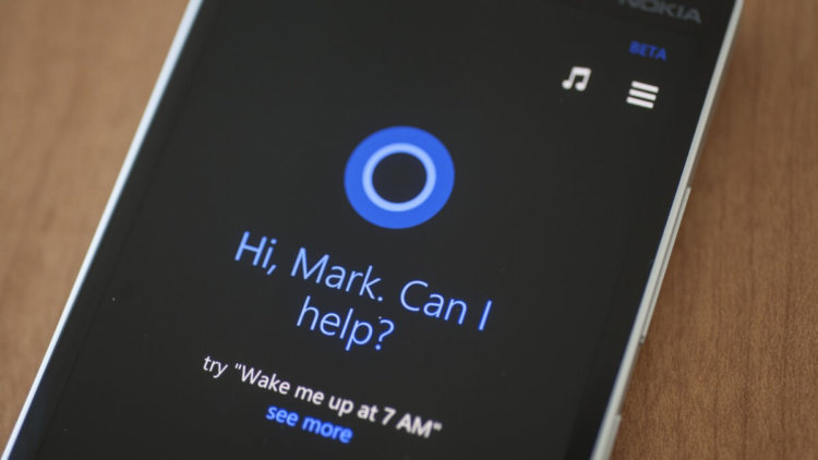 Cortana портирована на Android. Фото.