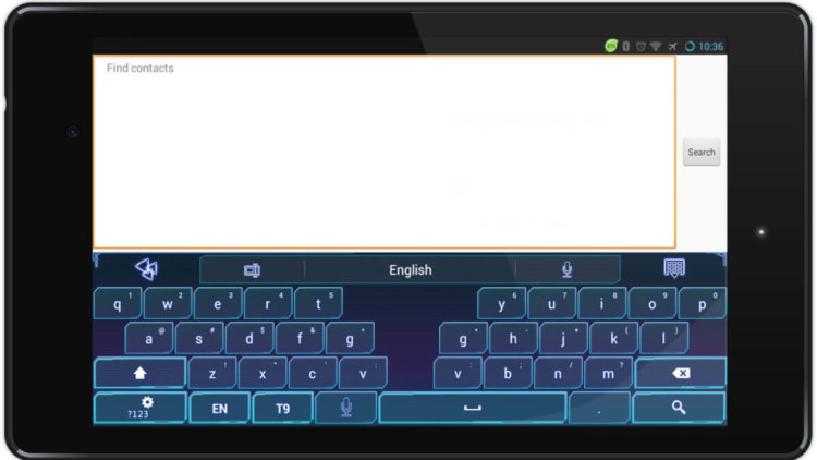 7 лучших клавиатур для Android. GO Keyboard. Фото.