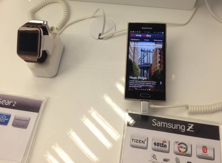 Anywayanyday запускает приложение для Tizen. Anywayanyday запускает приложение для Tizen. Фото.