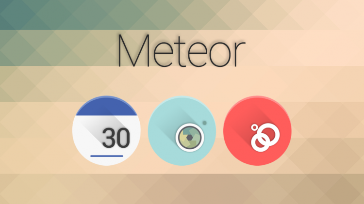 7 лучших наборов иконок для вашего смартфона. Meteor. Фото.