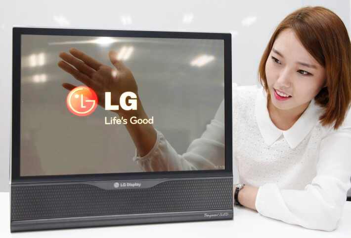 LG сделали прорыв в области гибких дисплеев. Фото.