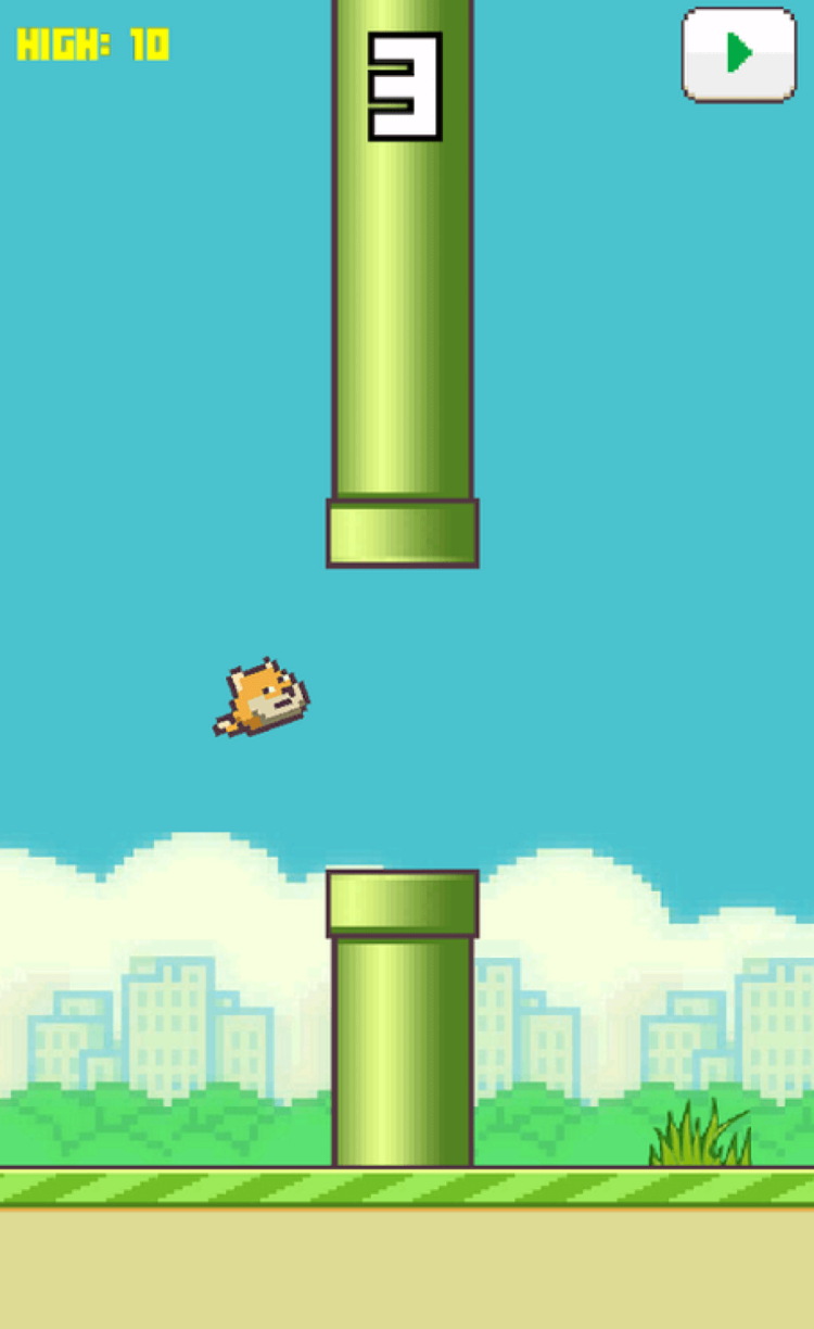 5 лучших альтернатив Flappy Bird. Flappy Doge. Фото.