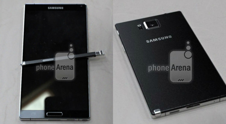 Фаблет Galaxy Note 4 на «живых» фото. Обычный дисплей. Фото.