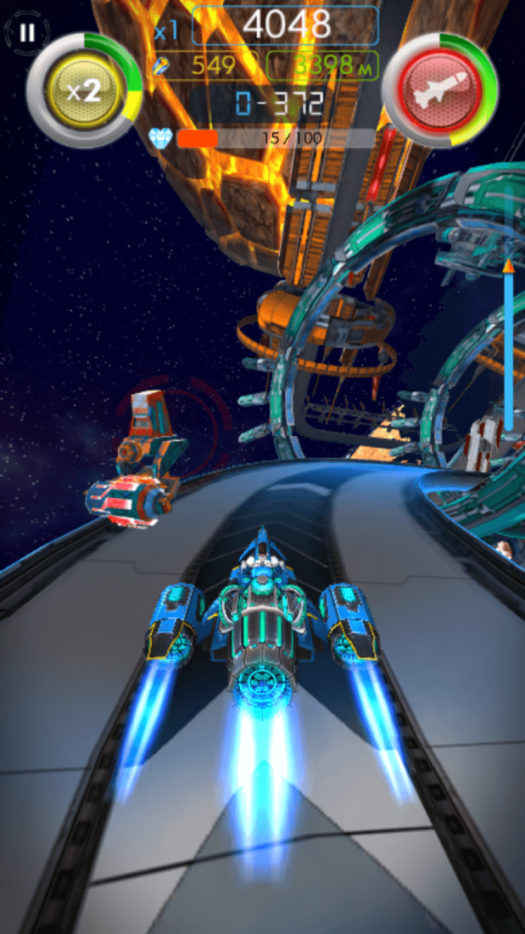 Glidefire — раннер с футуристическим привкусом. Фото.