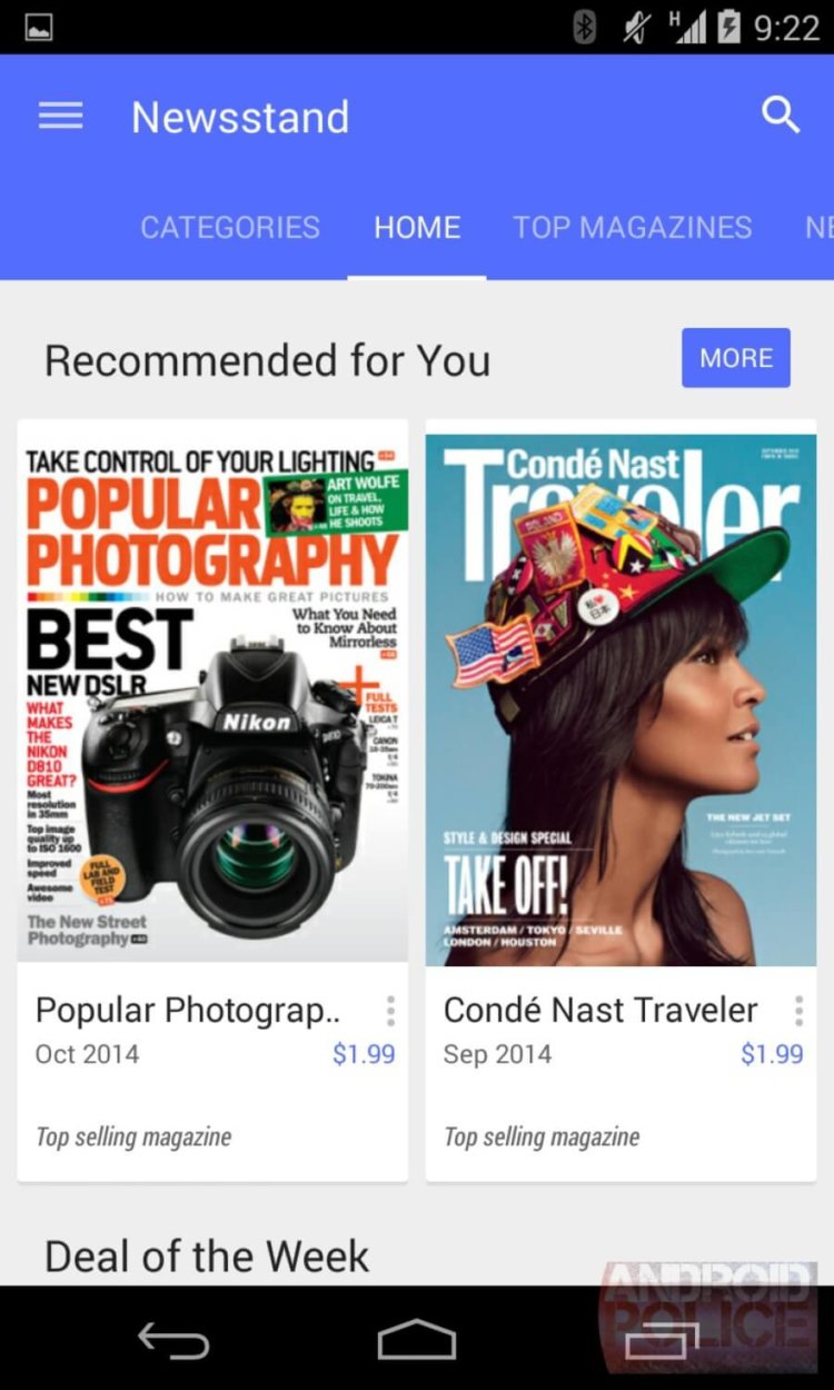 Как будет выглядеть новый Google Play с материальным дизайном? Как будет выглядеть новый Google Play с материальным дизайном? Фото.