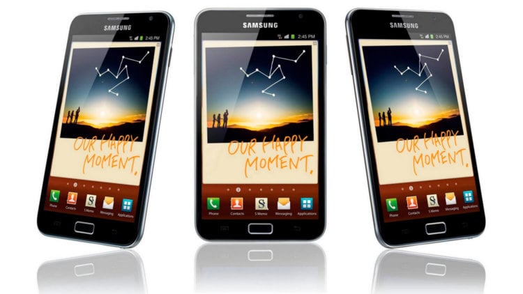 Самые значимые смартфоны за последние 10 лет. Samsung Galaxy Note. Фото.