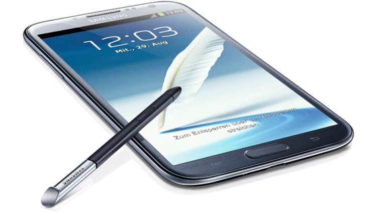 Эволюция фаблетов: как развивались смартфоны серии Galaxy Note. Galaxy Note II. Фото.