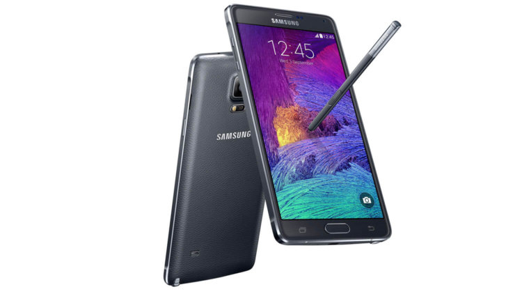 Какие смартфоны могут обеспечить качественную запись звука? Samsung Galaxy Note 4. Фото.