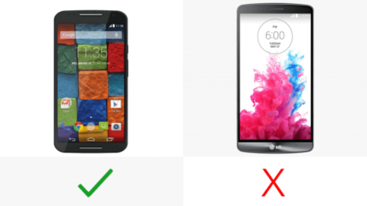 Moto X 2014 или LG G3? Какой из флагманов впереди? Фото.