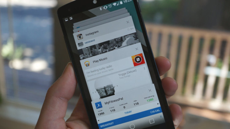 Мультизадачность в Android L: что нового? Мультизадачность в Android L: что нового? Фото.
