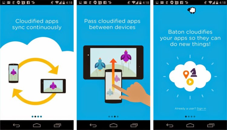 Nexbit Baton принесет на Android функцию, подобную Handoff из iOS. Фото.