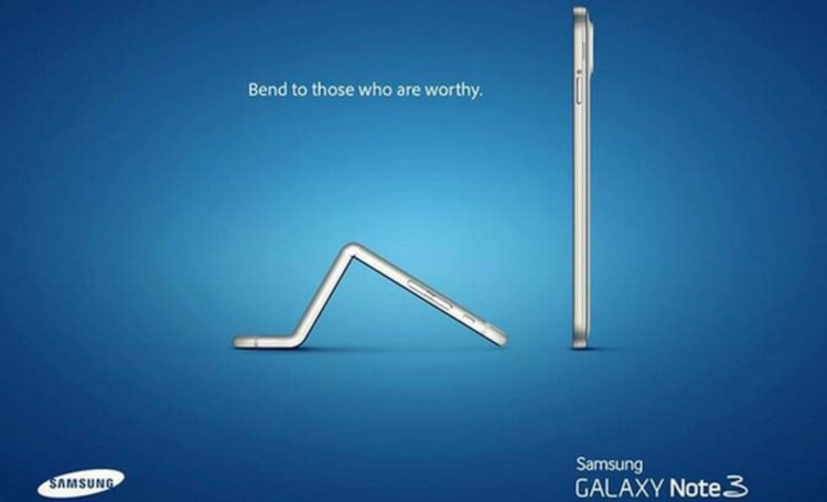 Samsung посмеялась над Apple и наступила на те же грабли. Фото.