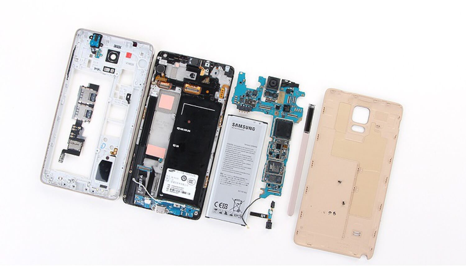 Вскрытие показало: Samsung отказалась от использования ISOCELL в Galaxy Note 4. Фото.