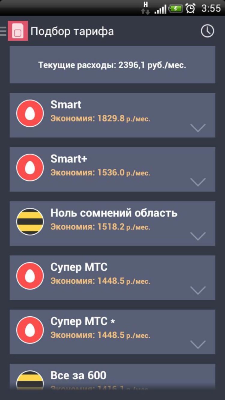 Dr. Tariff — экономим деньги на мобильной связи. Фото.