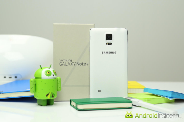 Samsung Galaxy Note 4 — венец корейского смартфоностроения. Фото.