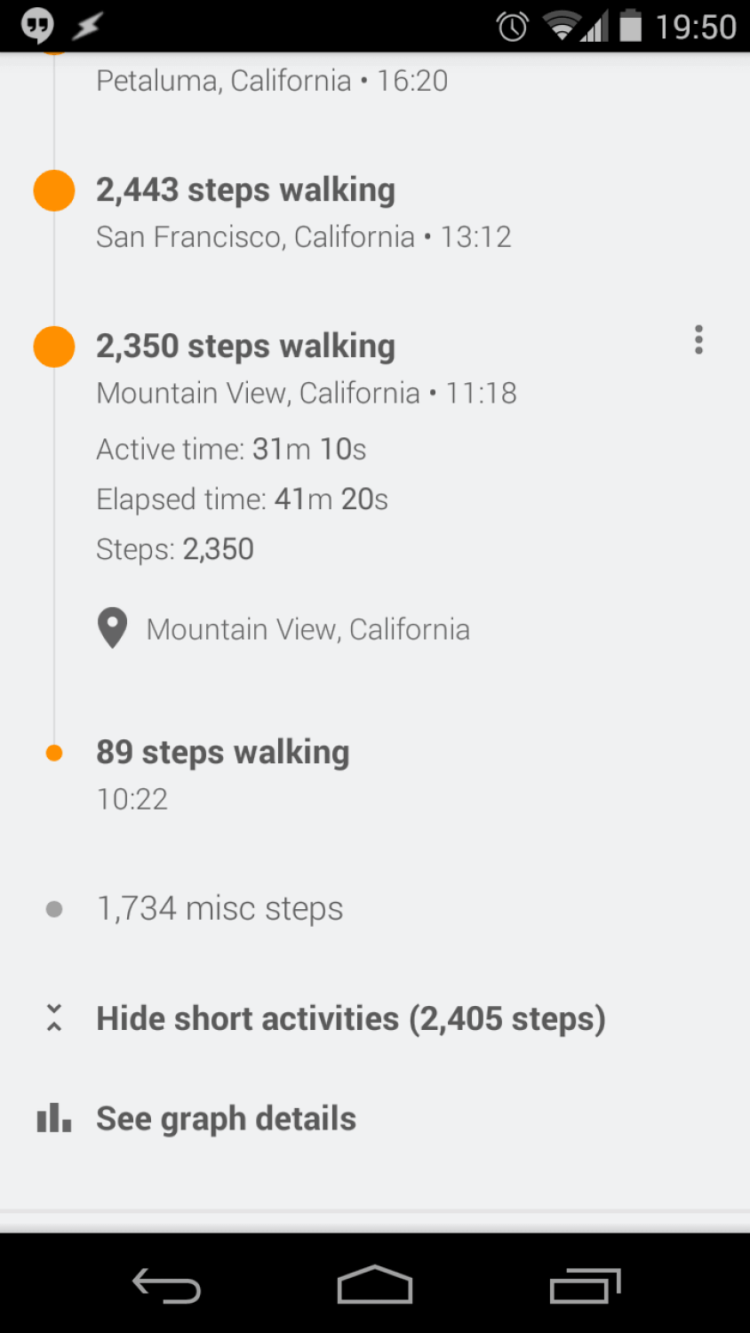 Что принесет обновление Google Play Services 6.5. Google Fit. Что принесет обновление Google Play Services 6.5. Google Fit. Фото.