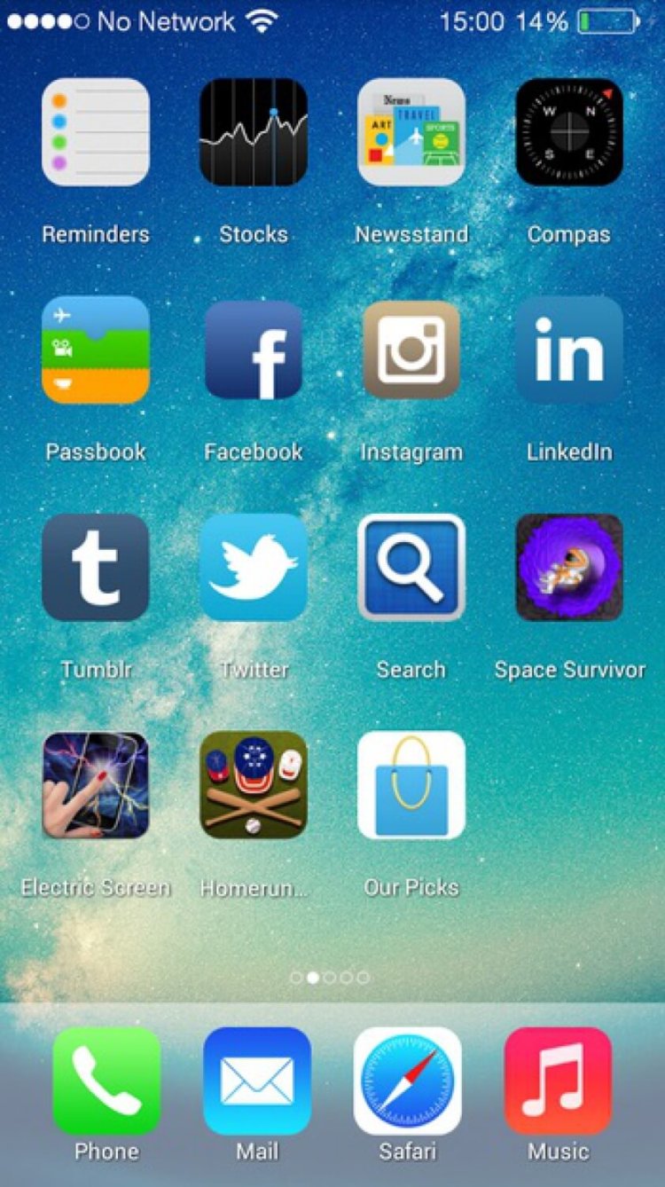 Какими лончерами запомнился прошедший месяц? Launcher 8 HD. Фото.