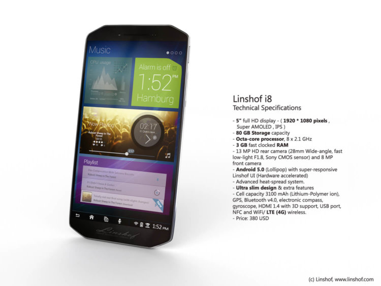 Linshof i8 — сделано в Германии. Linshof i8 — сделано в Германии. Фото.