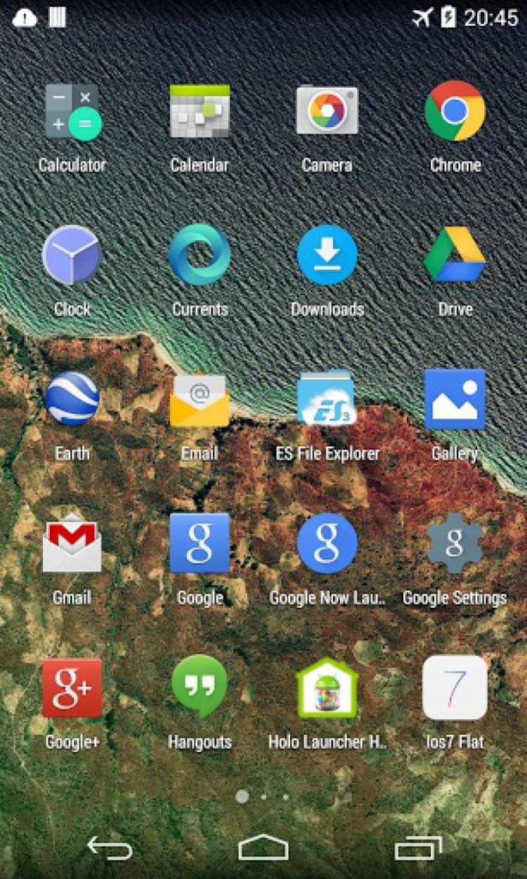 Какими лончерами запомнился прошедший месяц? Lollipop Launcher. Фото.
