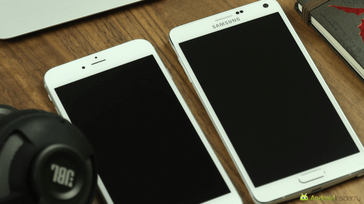 Samsung Galaxy Note 4 vs. iPhone 6 Plus: наконец-то нам есть, с чем сравнивать! Фото.