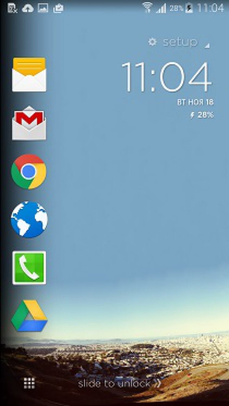 Владельцы iPhone могут только позавидовать этому набору приложений. Cover Lock Screen. Фото.