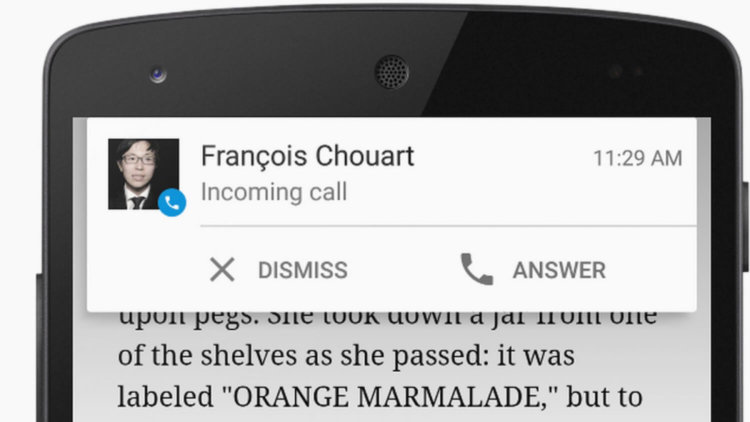 Скрытые особенности Android Lollipop. Часть четвёртая. Ненавязчивые звонки. Скрытые особенности Android Lollipop. Часть четвёртая. Ненавязчивые звонки. Фото.