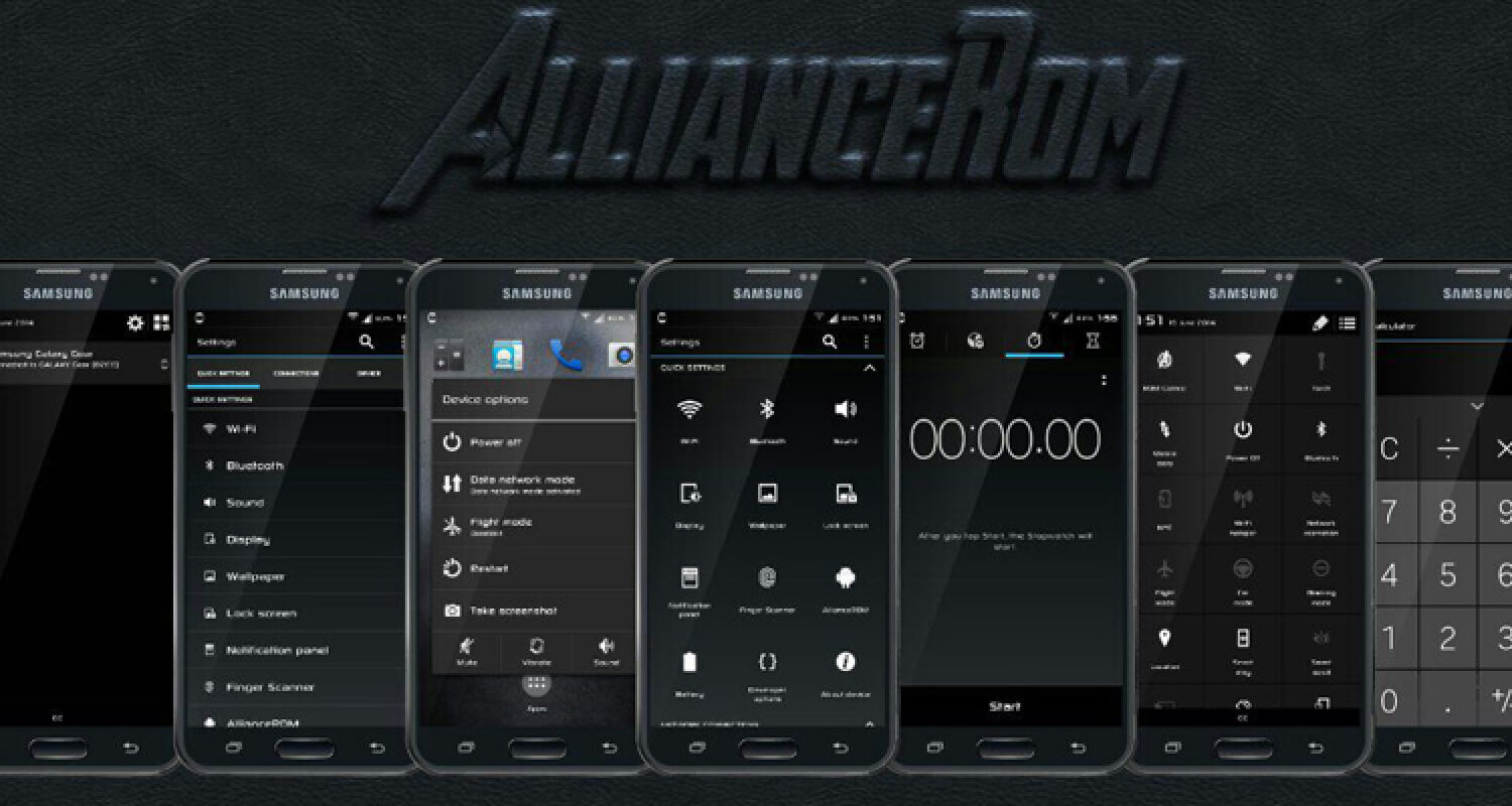 Выдающиеся сторонние прошивки для Galaxy S5. Alliance ROM. Фото.