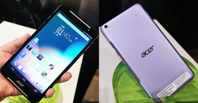 Acer Iconia Talk S — планшет, умеющий звонить. «Начинка». Фото.