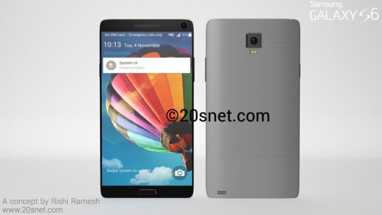 Лучшие концепты новинок 2015 года. Samsung Galaxy S6. Фото.