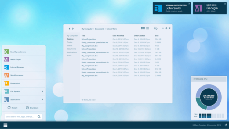 Andromium превратит ваш смартфон в настольный компьютер. Andromium превратит ваш смартфон в настольный компьютер. Фото.