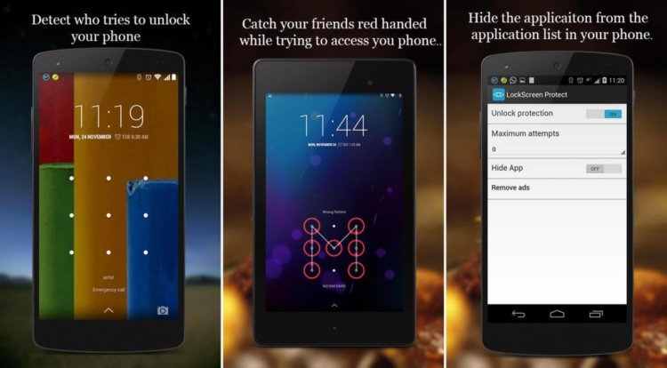 8 экранов блокировки для вашего смартфона. LockScreen Protect. Фото.
