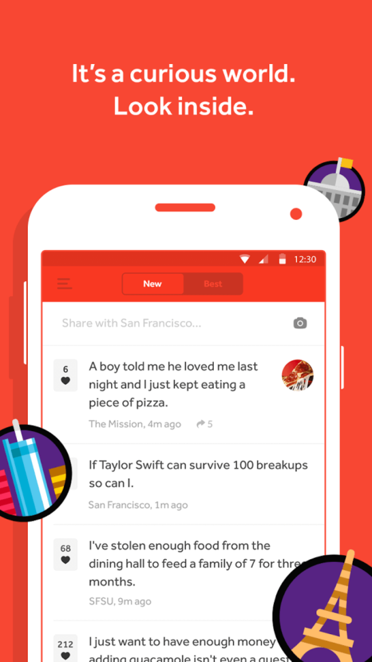 Самые противоречивые приложения этого года. Secret. Самые противоречивые приложения этого года. Secret. Фото.