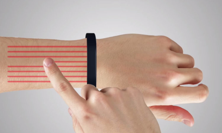 Cicret — браслет будущего. Фото.