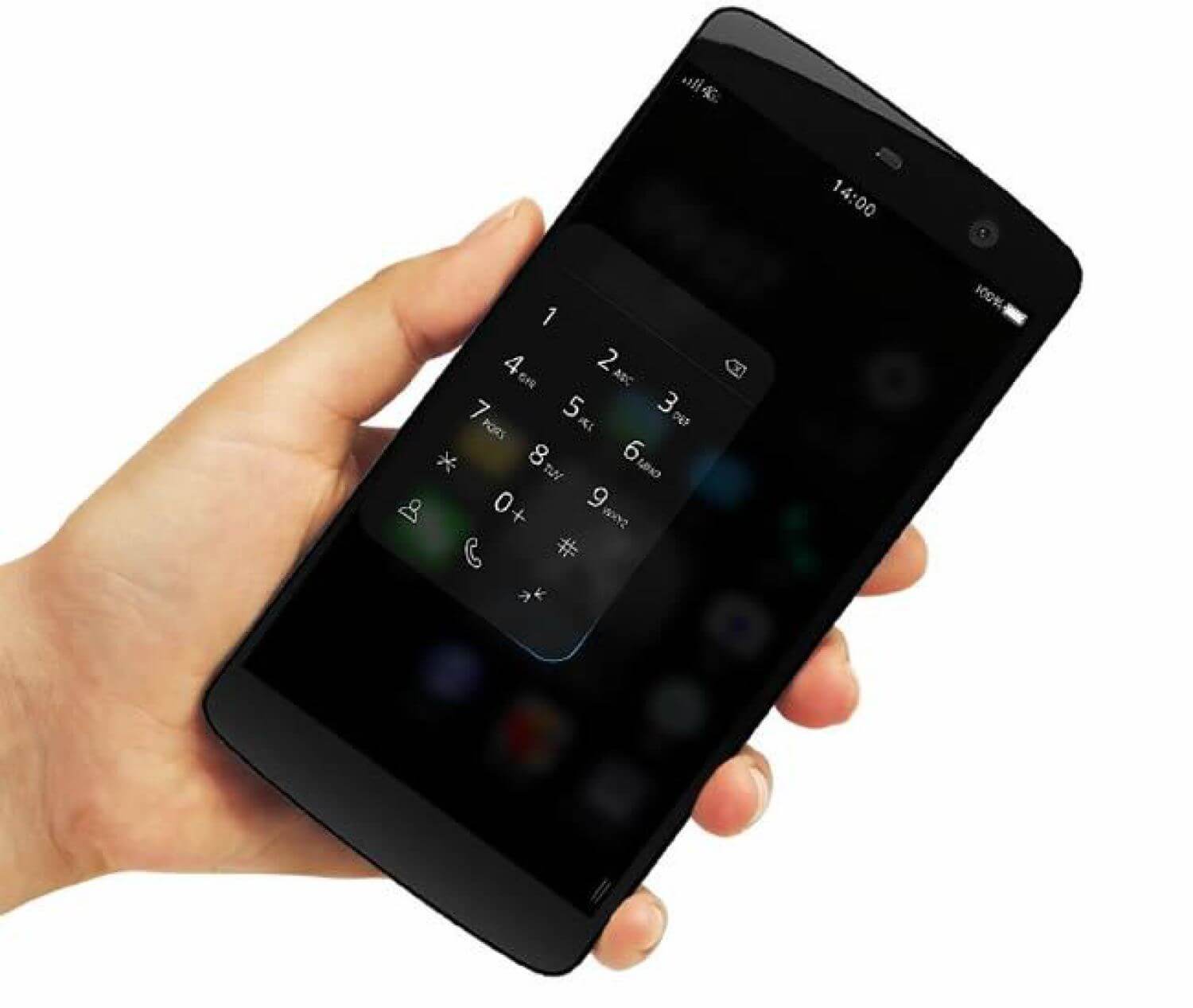 Manta X7: первый смартфон без единой физической клавиши. Фото.