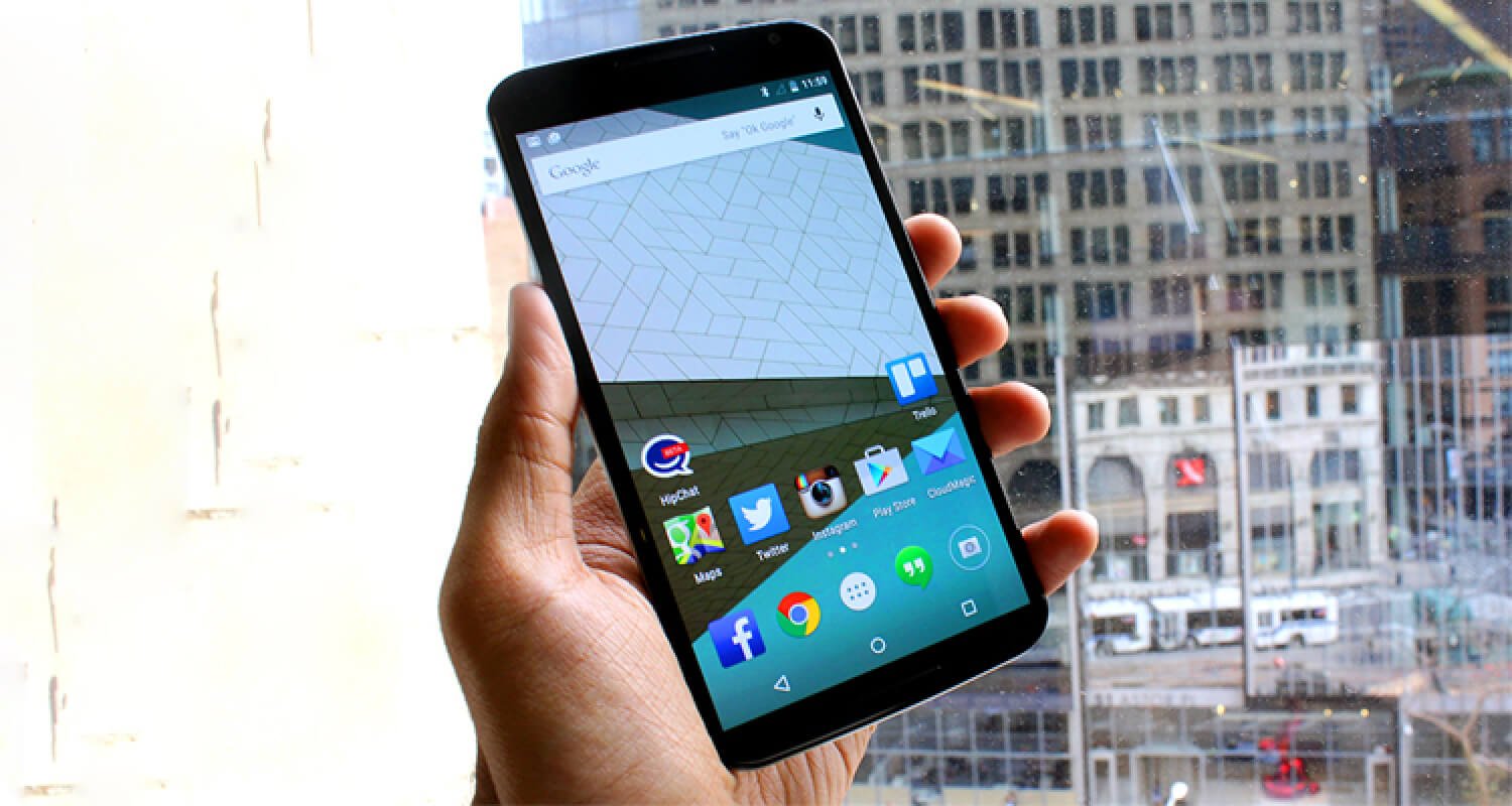 Лучшие смартфоны с QHD-разрешением экрана. Nexus 6. Фото.