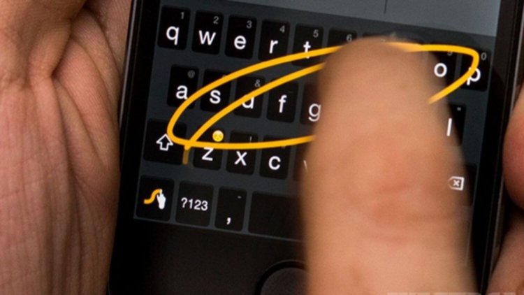 Как печатать текст на своем смартфоне быстрее. Swype. Фото.
