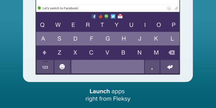 Огромное обновление клавиатуры Fleksy с поддержкой GIF и других расширений. Фото.