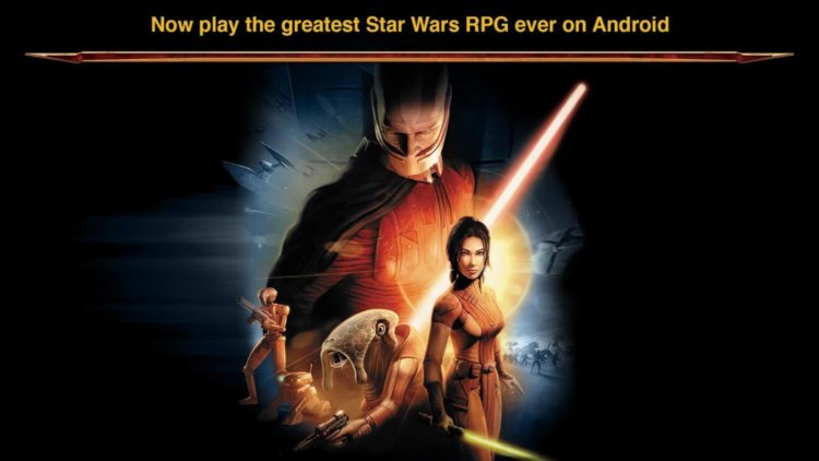 Star Wars: Knights of the Old Republic теперь и на Android. Фото.