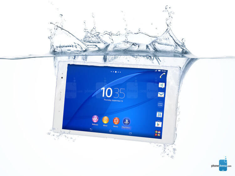 Лучшие «непромокаемые» планшеты. Sony Xperia Z3 Tablet Compact. Фото.