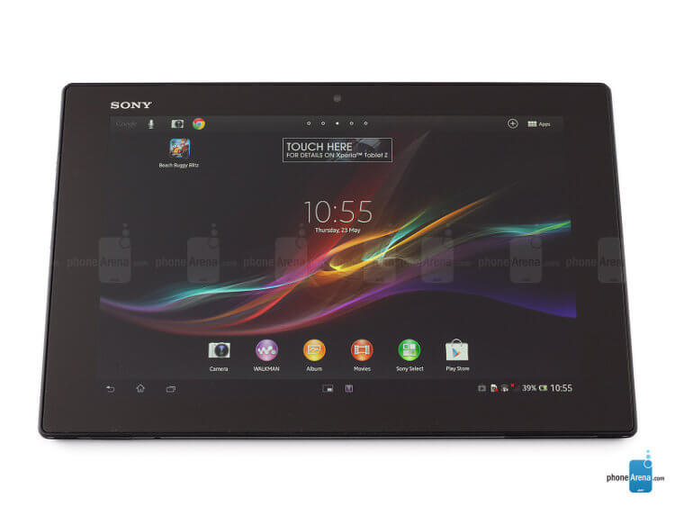 Лучшие «непромокаемые» планшеты. Sony Xperia Tablet Z. Фото.