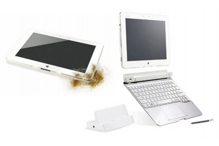 Лучшие «непромокаемые» планшеты. Fujitsu Tablet Stylistic Q584. Фото.